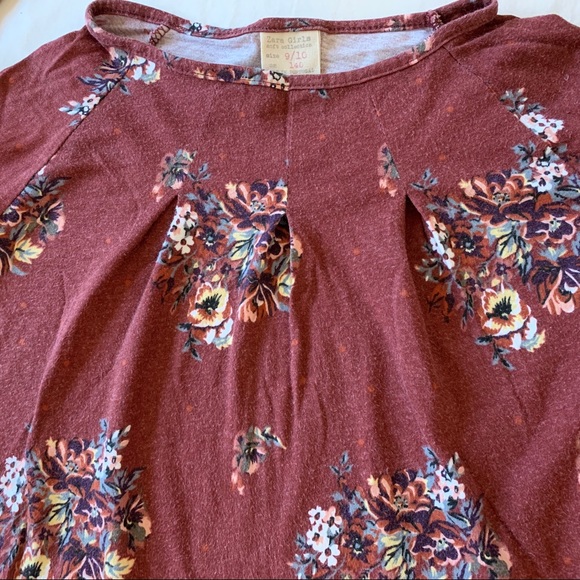 Girl’s Floral Long sleeve tee - Picture 4 of 5